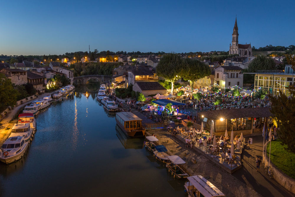 Marché nocturne à Nérac