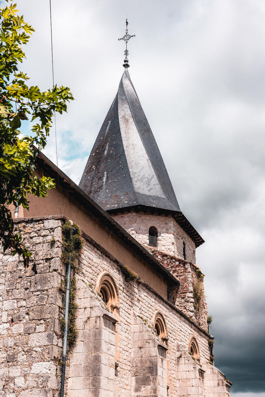 Clocher hélicoïdal à Sérignac-sur-Garonne