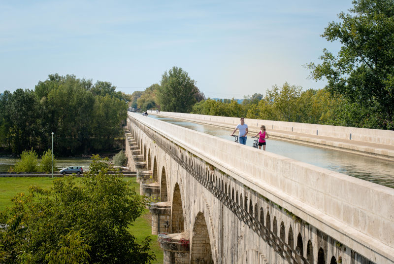 Le pont-canal d'Agen