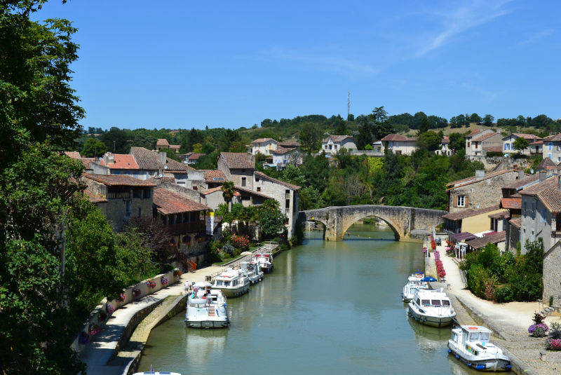 La ville de Nérac et son marché traditionnel