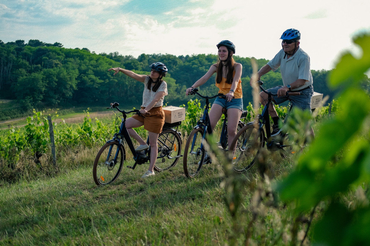 Visite des vignobles de Buzet en vélo © Vignerons de Buzet